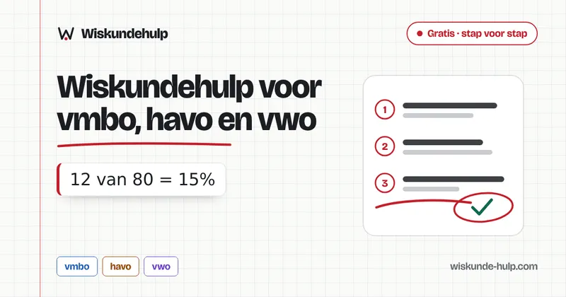 image of Wiskundehulp image of Wiskundehulp