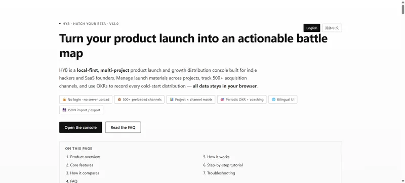 image of HYB (Hatch Your Beta) image of HYB (Hatch Your Beta)