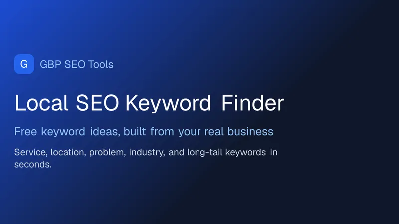 image of Local SEO Keyword Finder image of Local SEO Keyword Finder
