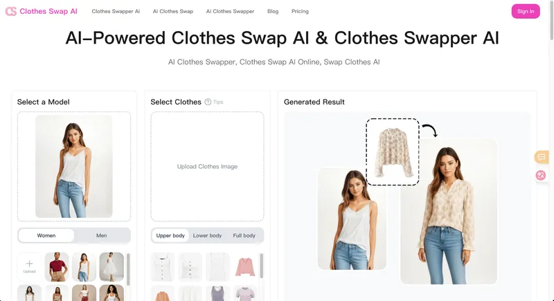 image of Clothes Swap AI image of Clothes Swap AI