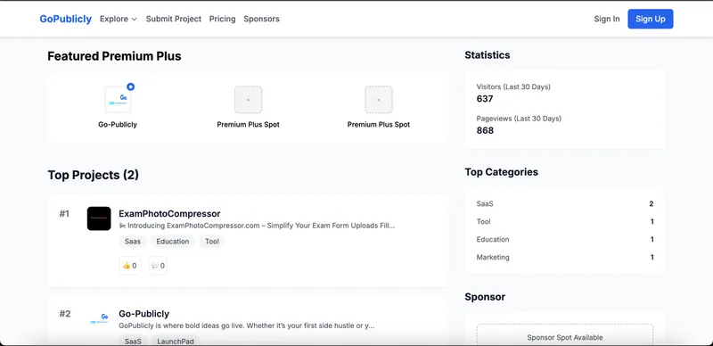 image of Go-Publicly