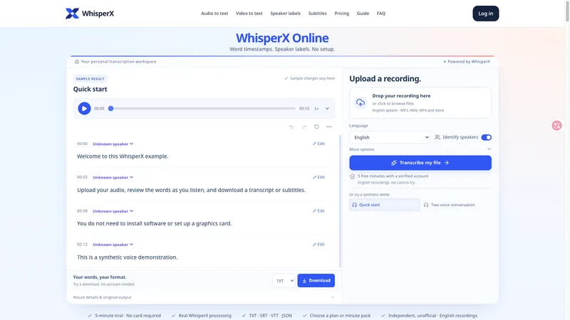 image of WhisperX image of WhisperX