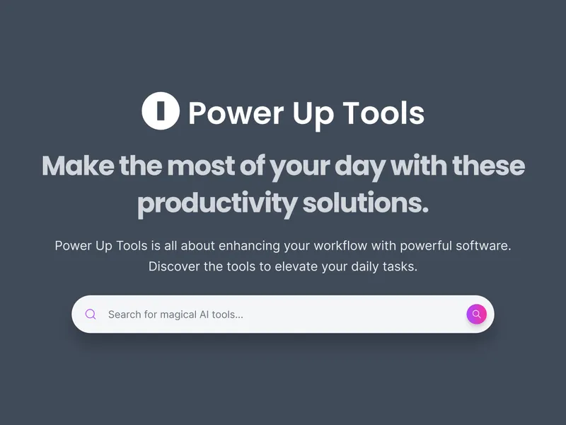 image of Power Up Tools image of Power Up Tools