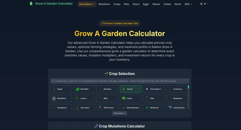 image of GAG Calculator