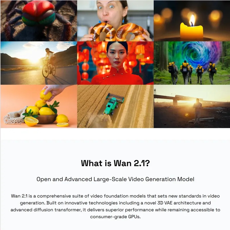 image of Wan 2.1: AI Video Generator image of Wan 2.1: AI Video Generator