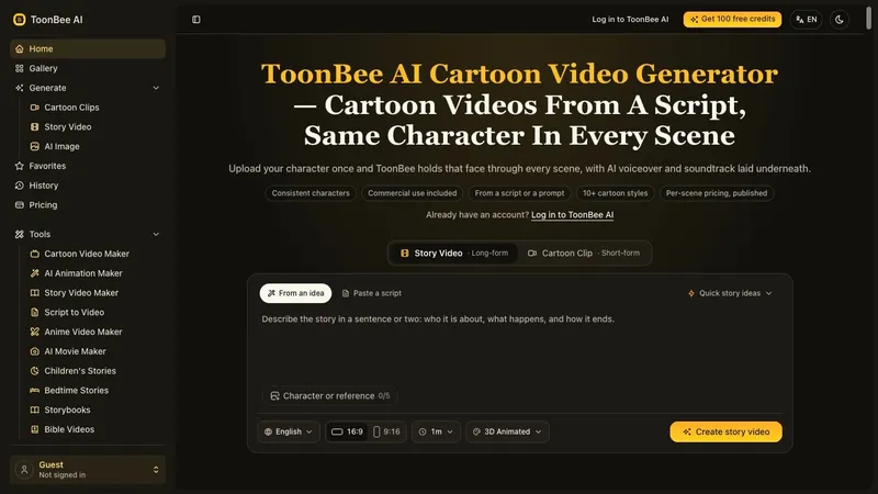 image of ToonBee AI image of ToonBee AI