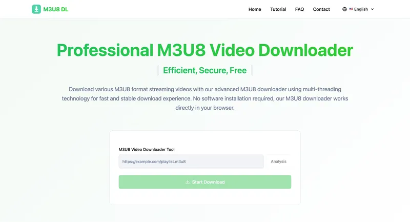 image of M3U8 Downloader