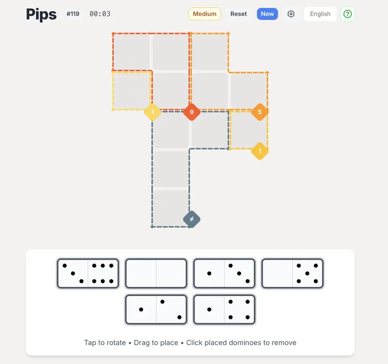 image of Pips Game - Play Unlimited image of Pips Game - Play Unlimited