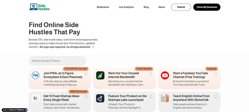 image of eSideHustles