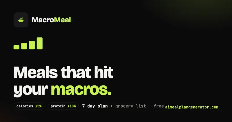 image of AI Meal Plan Generator image of AI Meal Plan Generator