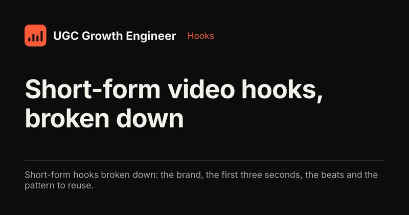 image of UGC Growth Engineer
