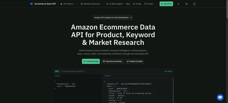 image of Ecommerce Data API image of Ecommerce Data API