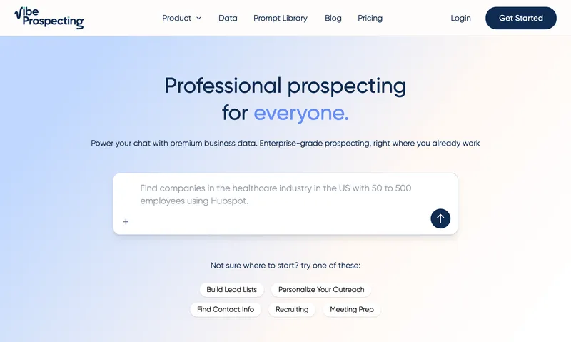 image of Vibe Prospecting